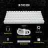 K70 PRO MINI WIRELESS 60% Mechanical CHERRY MX Red Switch Keyboard with RGB Backlighting - White