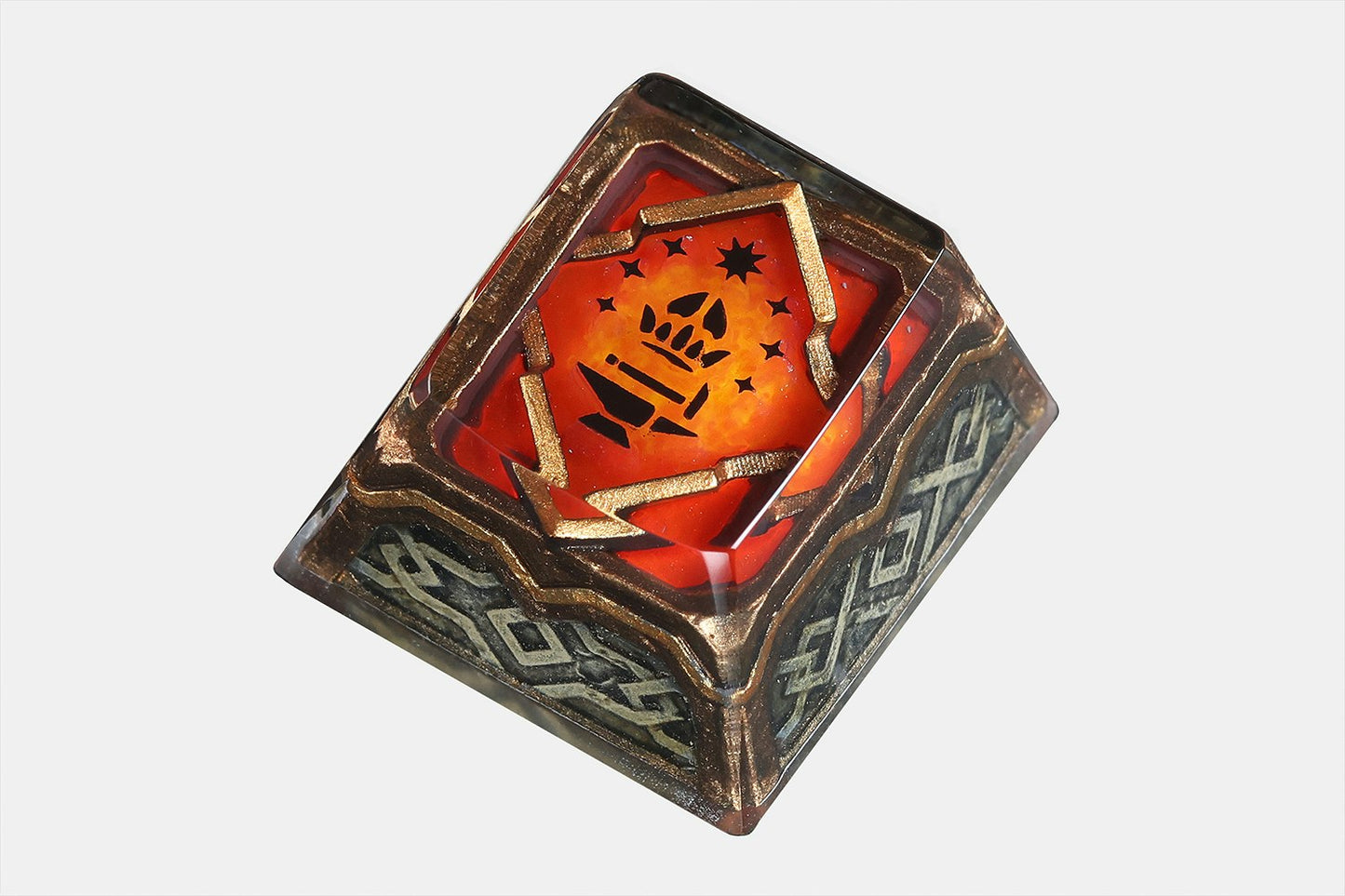 Drop + The Lord of the Rings™ Into the Fire Artisan Keycap - Dwarven Forge