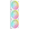 iCUE LINK LX120 RGB 120mm PWM Fans Starter Kit - White