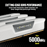 VENGEANCE® 32GB (2x16GB) DDR5 DRAM Up To 6000MT/s CL36 AMD EXPO & Intel XMP Memory Kit — White