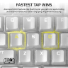 K70 PRO TKL High-Performance Hall Effect Programmable Gaming Keyboard with Rapid Trigger - White