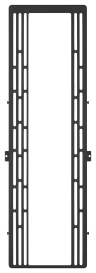iCUE 7000X/7000D/7000D AIRFLOW Front Fan Tray, Black