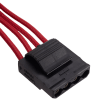 Premium Individually Sleeved PSU Cable Kit Pro Package, Type 4 (Generation 3) - Red