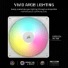 RS140 ARGB 140mm PWM Fan - White