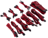 Premium Individually Sleeved PSU Cables Pro Kit Type 4 Gen 4 – Red/Black