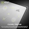 MM Glass Large Precision Gaming Mouse Pad - Gray