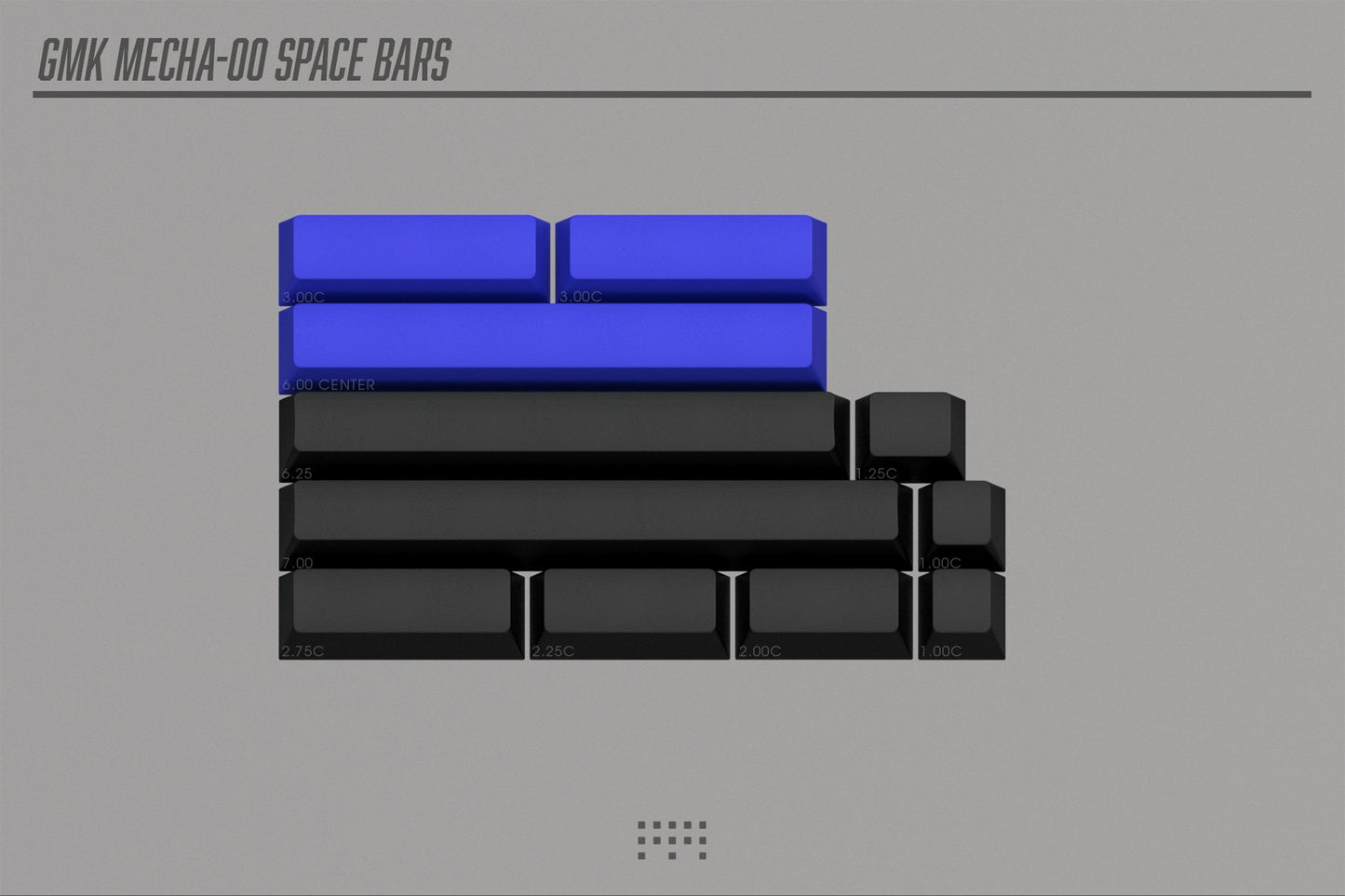 Drop + FU11.META1 GMK Mecha-00 Keycap Set - Spacebars