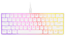 K65 RGB MINI 60% Mechanical Gaming Keyboard — CHERRY MX SPEED — White