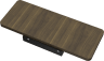 Platform 6 Desk Extension, Wood, Dark Walnut Stain