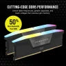 VENGEANCE® RGB 64GB (2x32GB) DDR5 DRAM Up To 5200MT/s CL40 Memory Kit — Black