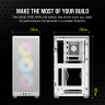 2000D RGB AIRFLOW Mini-ITX PC Case - White