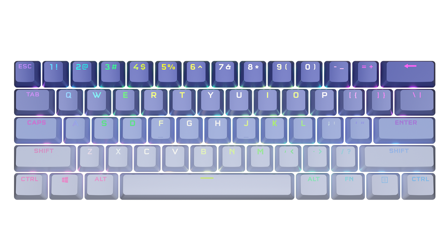 K70 Keycaps - Purple Rune