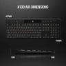 K100 AIR WIRELESS RGB Ultra-Thin Mechanical Gaming Keyboard - CHERRY MX Ultra Low Profile Tactile.