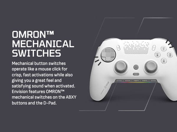 SCUF ENVISION PRO Wireless Gaming Controller for PC – White (Revival Series)