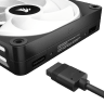 iCUE LINK QX120 RGB 120mm PWM PC Fans Starter Kit with iCUE LINK System Hub