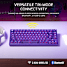 K65 PLUS Wireless Mechanical Gaming Keyboard – Atomic Purple