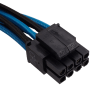 Premium Individually Sleeved EPS12V/ATX12V Cables, Type 4 (Generation 3) - Blue/Black