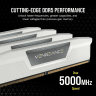 VENGEANCE® 32GB (2x16GB) DDR5 DRAM Up To 5200MT/s CL40 Memory Kit — White