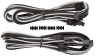 Premium Individually Sleeved PCIe Cables with Dual Connectors, Type 4 (Generation 3) - White/Black