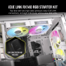 iCUE LINK RX140 RGB 140mm PWM Fan Twin Starter Kit - White