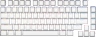 ABS DOUBLE-SHOT PRO KEYCAP MOD KIT - White - NA/UK Layout