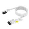 iCUE LINK Cable, 1x 600mm with Straight/Slim 90° connectors, White