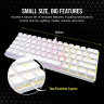 K65 RGB MINI 60% Mechanical Gaming Keyboard — CHERRY MX Red — White