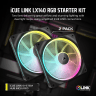 iCUE LINK LX140 RGB 140mm PWM Fans Starter Kit