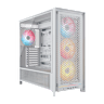 FRAME 5000D RS ARGB High-Airflow Mid-Tower PC Case - White