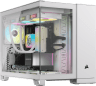 2500X Mid-Tower Dual Chamber PC Case - White