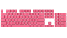 PBT DOUBLE-SHOT PRO Keycap Mod Kit — Rogue Pink (NA)