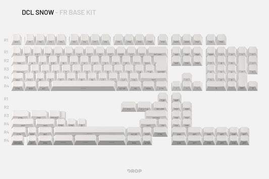 Drop DCL Snow International Keycap Set - FR