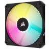 iCUE AF120 RGB SLIM 120mm PWM Fluid Dynamic Bearing Fan — Black Single Pack