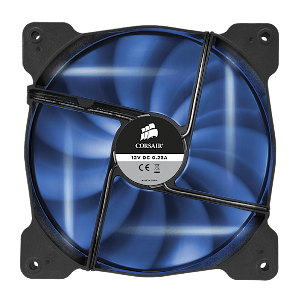 Air Series™ SP140 LED Blue High Static Pressure 140mm Fan Twin Pack