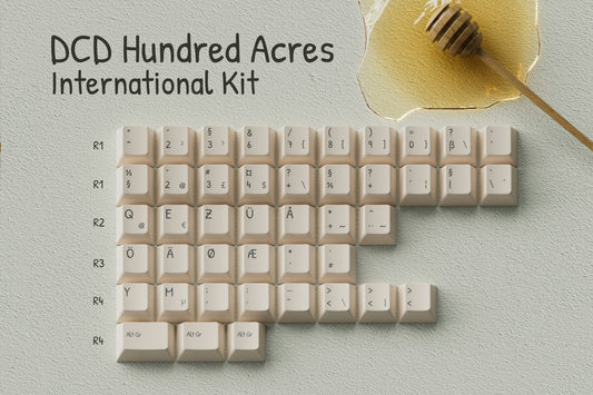 Drop + Bees.Keys DCD Hundred Acres Keycap Set - International Kit