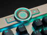 K100 RGB Optical-Mechanical Gaming Keyboard - Midnight Gold