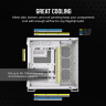 6500X Mid-Tower Dual Chamber PC Case - White