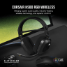 HS80 RGB WIRELESS Premium Gaming Headset with Spatial Audio — Carbon