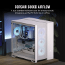 6500D AIRFLOW Mid-Tower Dual Chamber PC Case - White