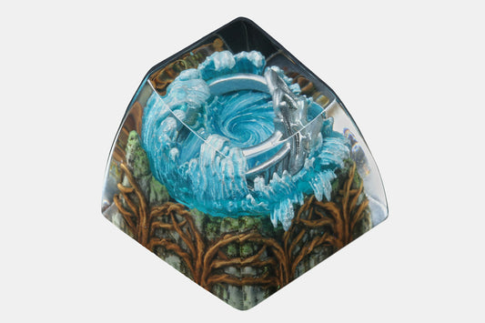 Drop + The Lord of the Rings™ Elven Rings of Power Artisan Keycap - Nenya