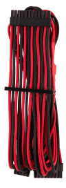 Premium Individually Sleeved ATX 24-Pin Cable Type 4 Gen 4 – Red/Black