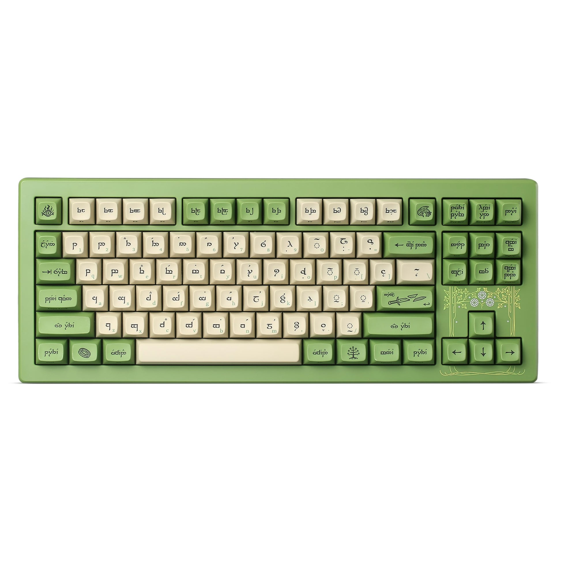 Drop + The Lord of the Rings™ Elven CSTM80 Keyboard
