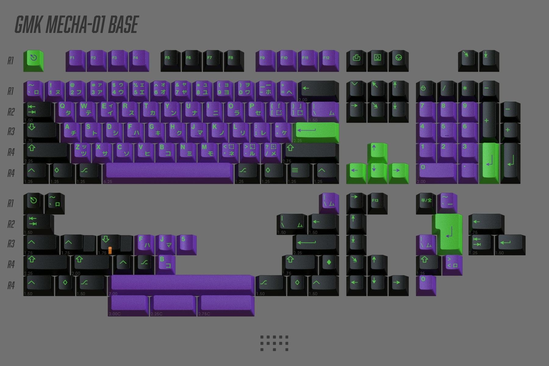 Drop + FU11.META1 GMK Mecha-01 R2 Keycap Set - Base Kit