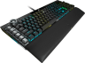 K100 RGB Optical-Mechanical Gaming Keyboard — CORSAIR OPX Switch — Black