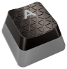 FPS/MOBA Pudding Keycap Mod Kit for QWERTY/Z Layout – Gunmetal Gray