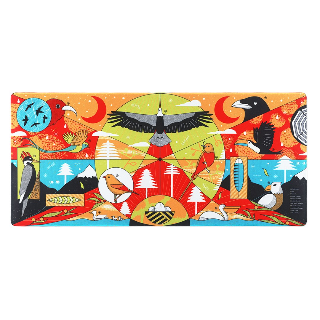 Drop + ArqKeebs Bird Jungle Desk Mat
