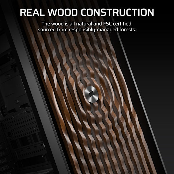 FRAME 5000 Series ELITE WOOD Front Panel - Black/Walnut