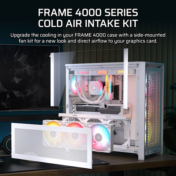 FRAME 4000 Series Cold Air Intake Kit - White