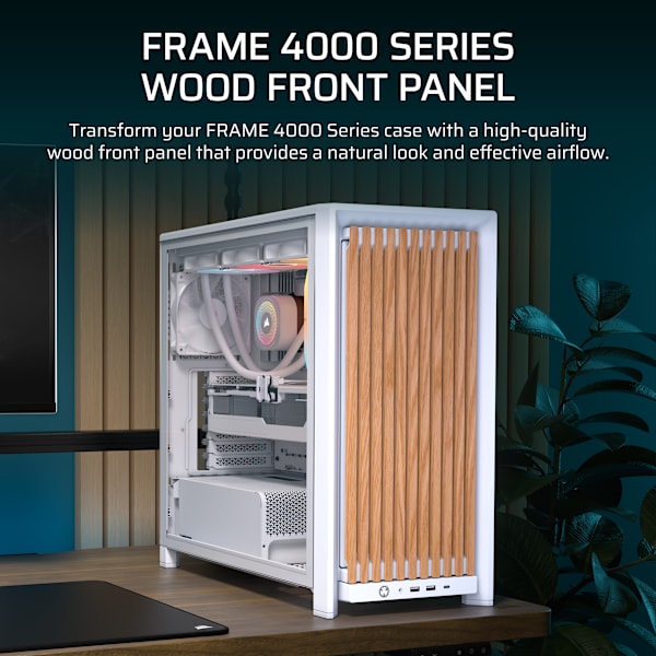 FRAME 4000 Series WOOD Front Panel - White/Oak