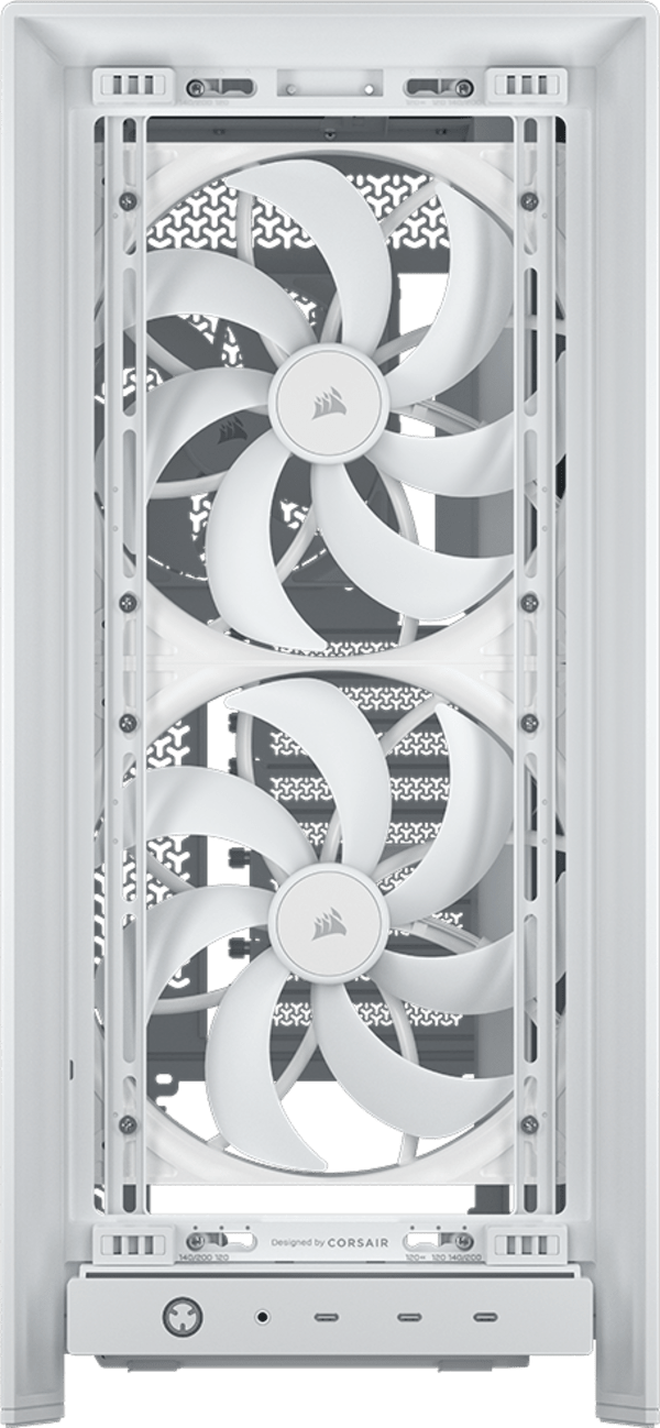 FRAME 5000D WORKSTATION Modular Mid-Tower PC Case - White